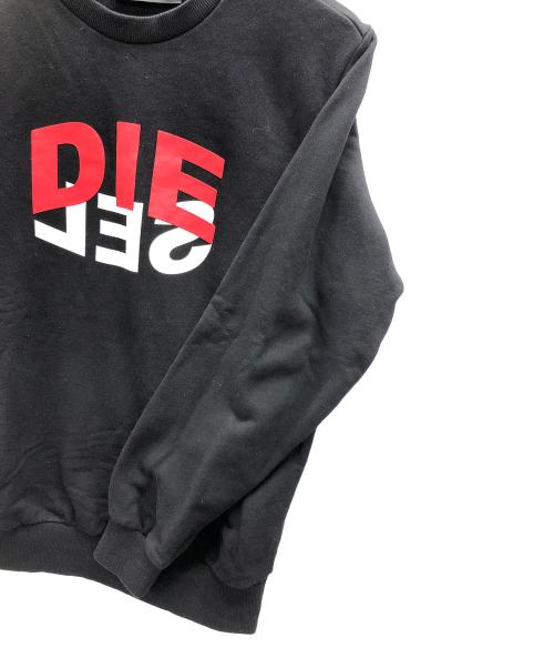 DIESEL（ディーゼル）DIESEL (ディーゼル) スウェット ブラック サイズ:Sの古着・服飾アイテム