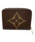 中古・古着 LOUIS VUITTON (ルイ ヴィトン) コインケース モノグラム ジッピーコインパース ブラウン サイズ:実寸サイズにてご確認下さい。：50000円