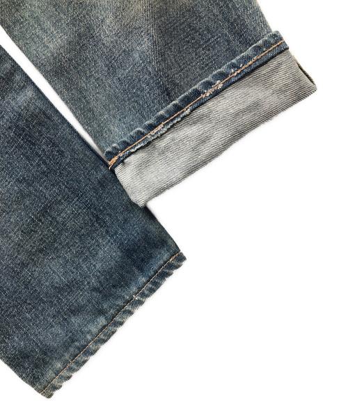 MINEDENIM（マインデニム）MINEDENIM (マインデニム) クラッシュデニムパンツ インディゴ サイズ:7の古着・服飾アイテム