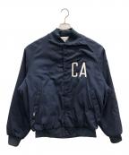 CAPTAINS HELMキャプテンズヘルム）の古着「中綿ジャケット USA MADE WORK QUILT JKT（アメリカ メイド ワーク キルト ジャケット）」｜ネイビー