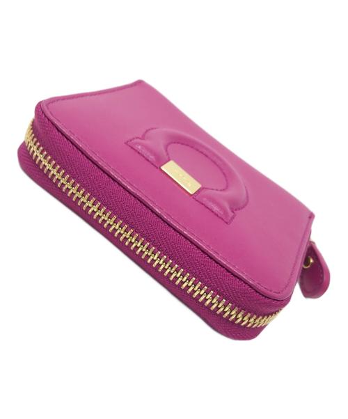 Salvatore Ferragamo（サルヴァトーレ フェラガモ）Salvatore Ferragamo (サルヴァトーレ フェラガモ) 2つ折り財布 GANCINI (ガンチーニ) パープル サイズ:実寸サイズにてご確認ください。の古着・服飾アイテム