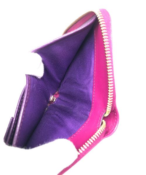 Salvatore Ferragamo（サルヴァトーレ フェラガモ）Salvatore Ferragamo (サルヴァトーレ フェラガモ) 2つ折り財布 GANCINI (ガンチーニ) パープル サイズ:実寸サイズにてご確認ください。の古着・服飾アイテム