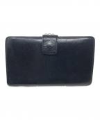 Y'sワイズ）の古着「がま口長財布」｜ブラック