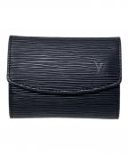 LOUIS VUITTONルイ ヴィトン）の古着「コインケース エピ ポルトモネ サーンプル」｜ブラック