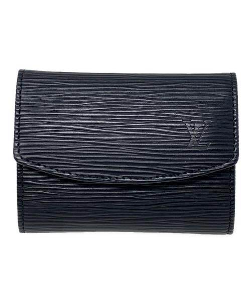 LOUIS VUITTON（ルイ ヴィトン）LOUIS VUITTON (ルイ ヴィトン) コインケース エピ ポルトモネ サーンプル ブラック サイズ:実寸サイズにてご確認ください。の古着・服飾アイテム
