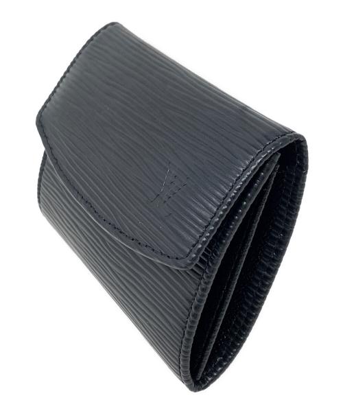 LOUIS VUITTON（ルイ ヴィトン）LOUIS VUITTON (ルイ ヴィトン) コインケース エピ ポルトモネ サーンプル ブラック サイズ:実寸サイズにてご確認ください。の古着・服飾アイテム