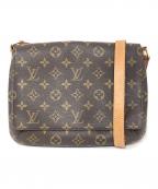 LOUIS VUITTONルイ ヴィトン）の古着「ショルダーバッグ モノグラム ミュゼットタンゴ」｜ブラウン