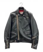 Lewis Leathersルイスレザース）の古着「ダブルライダースジャケット TIGHT FIT CYCLONE（タイトフィット サイクロン）」｜ブラック
