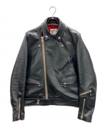 Lewis Leathers（ルイスレザース）の古着「ダブルライダースジャケット TIGHT FIT CYCLONE（タイトフィット サイクロン）」｜ブラック