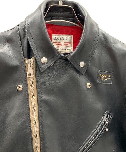 Lewis Leathers（ルイスレザース）Lewis Leathers (ルイスレザース) ダブルライダースジャケット TIGHT FIT CYCLONE（タイトフィット サイクロン） ブラック サイズ:40の古着・服飾アイテム