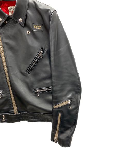 Lewis Leathers（ルイスレザース）Lewis Leathers (ルイスレザース) ダブルライダースジャケット TIGHT FIT CYCLONE（タイトフィット サイクロン） ブラック サイズ:40の古着・服飾アイテム