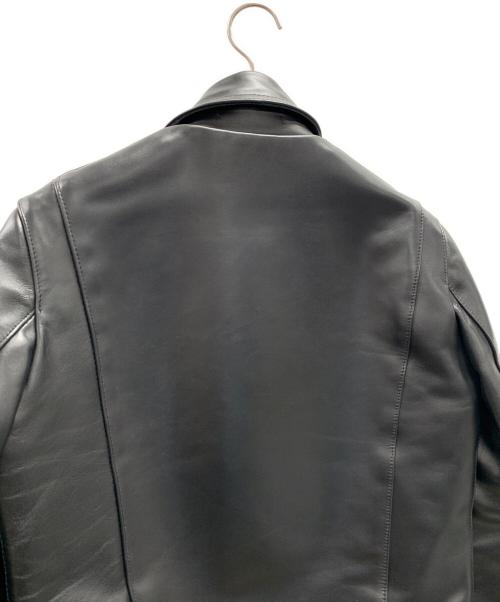 Lewis Leathers（ルイスレザース）Lewis Leathers (ルイスレザース) ダブルライダースジャケット TIGHT FIT CYCLONE（タイトフィット サイクロン） ブラック サイズ:40の古着・服飾アイテム
