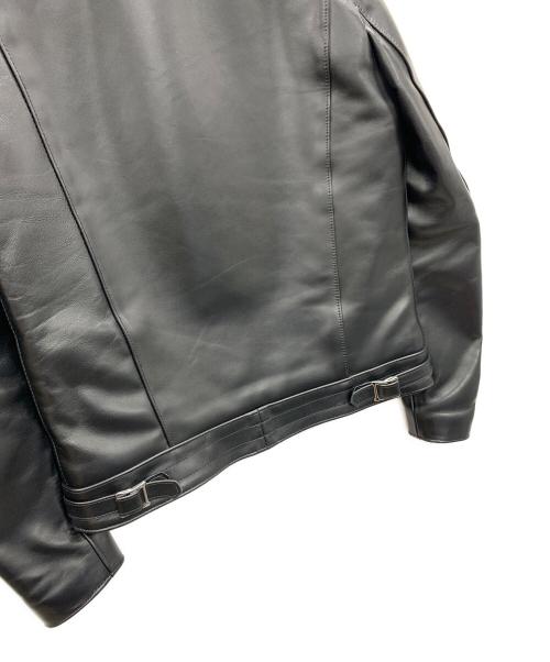 Lewis Leathers（ルイスレザース）Lewis Leathers (ルイスレザース) ダブルライダースジャケット TIGHT FIT CYCLONE（タイトフィット サイクロン） ブラック サイズ:40の古着・服飾アイテム