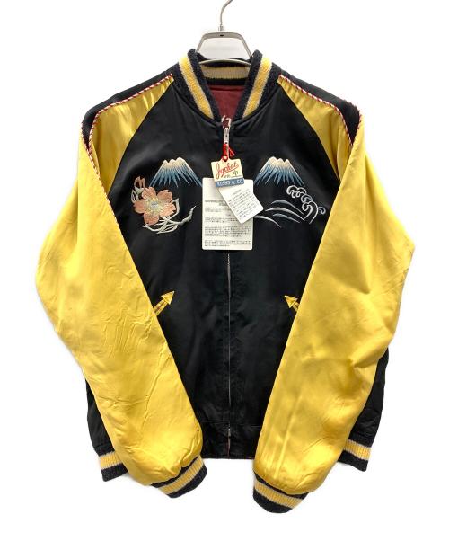 東洋エンタープライズ（トウヨウエンタープライズ）東洋エンタープライズ リバーシブルスカジャン SPECIAL EDITION SOUVENIR JACKET（スペシャル エディション スーベニア ジャケット） 2020×1965 ブラック×イエロー サイズ:中 未使用品の古着・服飾アイテム