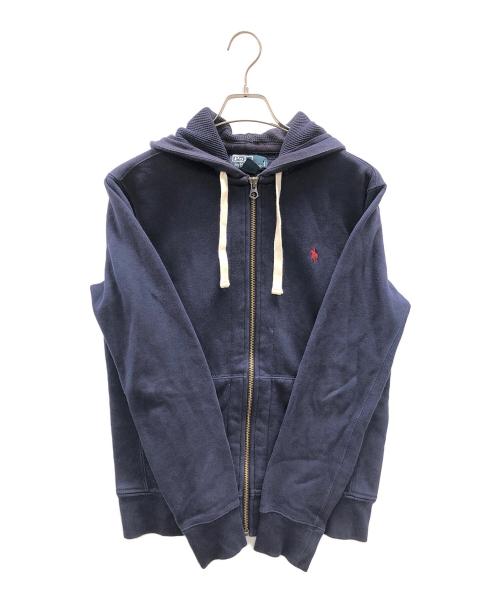 POLO RALPH LAUREN（ポロ・ラルフローレン）POLO RALPH LAUREN (ポロ・ラルフローレン) ジップパーカー ネイビー サイズ:Sの古着・服飾アイテム
