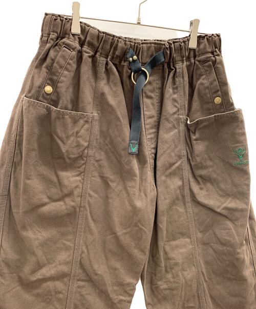 South2 West8（サウスツー ウエストエイト）South2 West8 (サウスツー ウエストエイト) KEBOZ (ケボズ) パンツ ダークブラウン サイズ:Lの古着・服飾アイテム