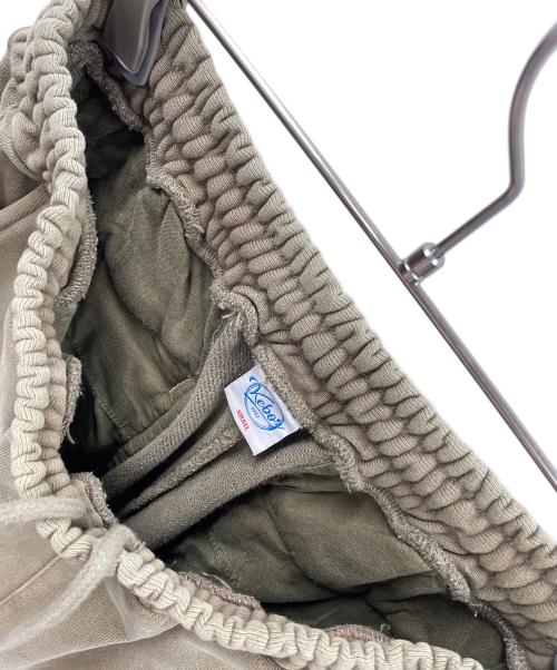 KEBOZ（ケボズ）KEBOZ (ケボズ) スウェットパンツ ベージュ サイズ:SMALLの古着・服飾アイテム