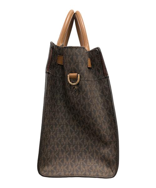 MICHAEL KORS（マイケル・コース）MICHAEL KORS (マイケルコース) 2WAYバッグ ハンドバッグ ショルダーバッグ ヌーボー ハミルトン ダークブラウン サイズ:実寸サイズにてご確認ください。の古着・服飾アイテム