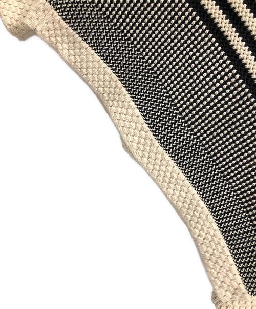 SIMPLICITE（シンプリシテ）SIMPLICITE (シンプリシテ) カーディガン ベージュ×ブラック サイズ:実寸サイズにてご確認ください。の古着・服飾アイテム