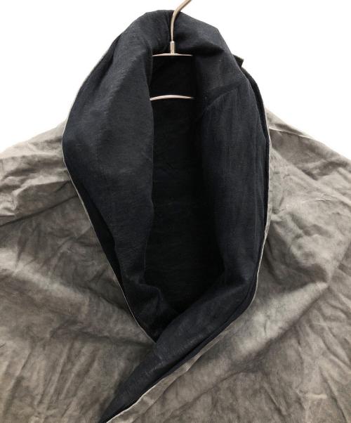 OBSCUR（オブスキュー）OBSCUR (オブスキュー) ベスト SPRING/SUMMER 2012 COLD DYED GREY（春/夏 2012 コールド ダイド グレイ） ブラック×グレー サイズ:Mの古着・服飾アイテム