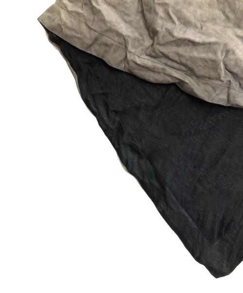 OBSCUR（オブスキュー）OBSCUR (オブスキュー) ベスト SPRING/SUMMER 2012 COLD DYED GREY（春/夏 2012 コールド ダイド グレイ） ブラック×グレー サイズ:Mの古着・服飾アイテム