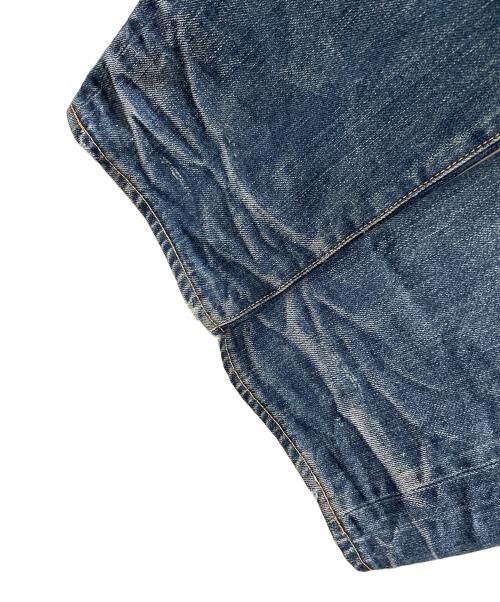 KURO（クロ）KURO (クロ) ダメージデニムパンツ インディゴ サイズ:実寸サイズにてご確認下さい。の古着・服飾アイテム