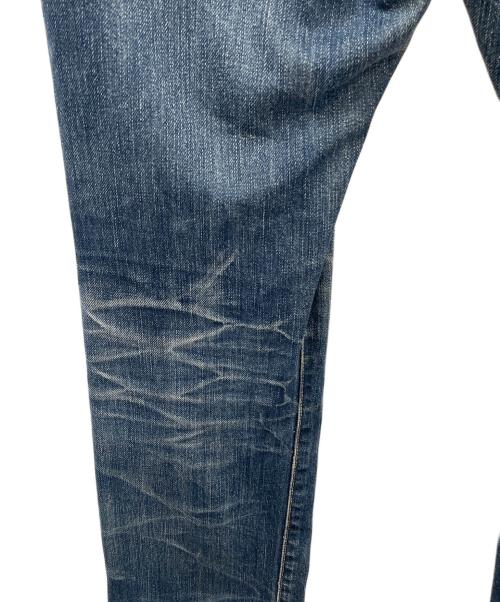 KURO（クロ）KURO (クロ) ダメージデニムパンツ インディゴ サイズ:実寸サイズにてご確認下さい。の古着・服飾アイテム