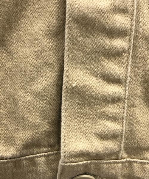 DANTON（ダントン）DANTON (ダントン) ノーカラージャケット COTTON TWILL COLLARLESS BLOUSON（コットン トゥイル コラレス ブルゾン） ベージュ サイズ:38の古着・服飾アイテム