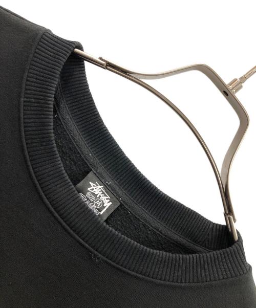 stussy（ステューシー）stussy (ステューシー) スウェット Regal Applique Crew（リーガル アプリケ クルー） ブラック サイズ:Mの古着・服飾アイテム