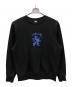 stussy（ステューシー）の古着「スウェット Regal Applique Crew（リーガル アプリケ クルー）」｜ブラック