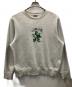 stussy（ステューシー）の古着「スウェット Regal Applique Crew（リーガル アプリケ クルー）」｜ライトグレー