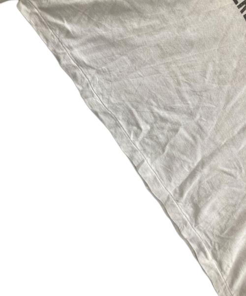 SAINT MICHAEL（セントマイケル）SAINT MICHAEL (セントマイケル) SHERMER ACADEMY (シャーマーアカデミー) ロングスリーブカットソー ホワイト サイズ:XLの古着・服飾アイテム