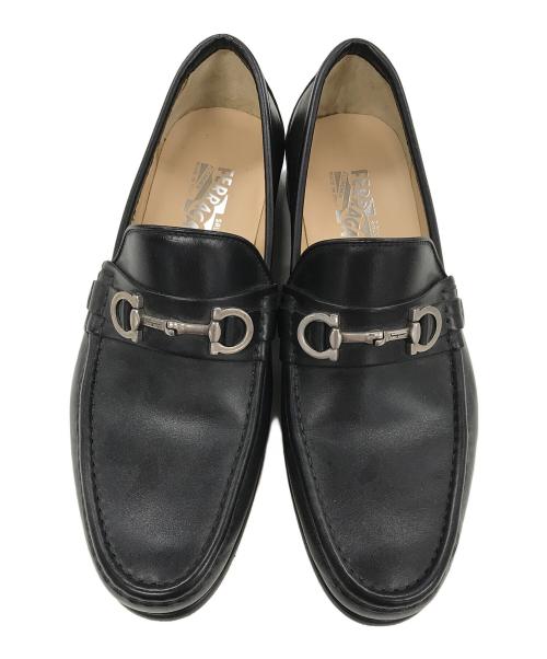 Salvatore Ferragamo（サルヴァトーレ フェラガモ）Salvatore Ferragamo (サルヴァトーレ フェラガモ) ローファー ブラック サイズ:9の古着・服飾アイテム