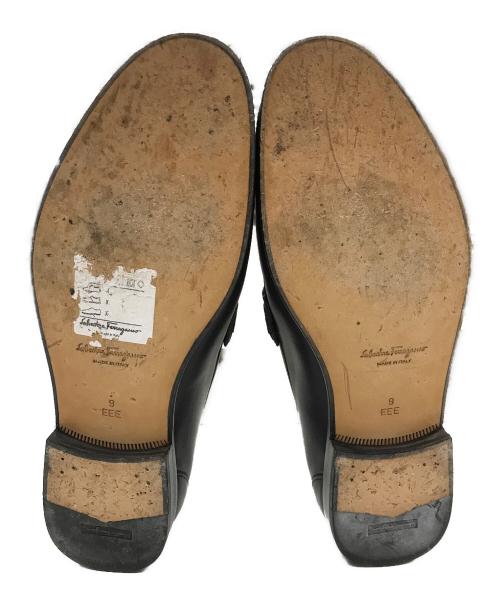 Salvatore Ferragamo（サルヴァトーレ フェラガモ）Salvatore Ferragamo (サルヴァトーレ フェラガモ) ローファー ブラック サイズ:9の古着・服飾アイテム
