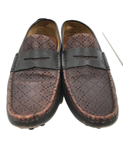 GUCCI（グッチ）GUCCI (グッチ) ドライビングシューズ ダークブラウン サイズ:10の古着・服飾アイテム