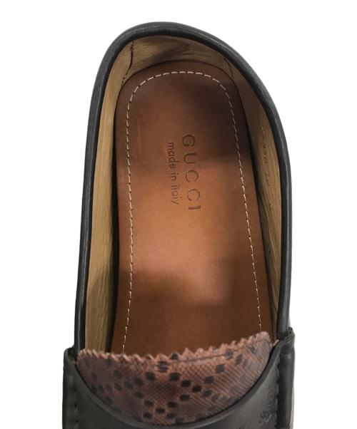 GUCCI（グッチ）GUCCI (グッチ) ドライビングシューズ ダークブラウン サイズ:10の古着・服飾アイテム