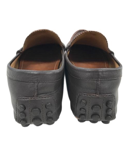 GUCCI（グッチ）GUCCI (グッチ) ドライビングシューズ ダークブラウン サイズ:10の古着・服飾アイテム