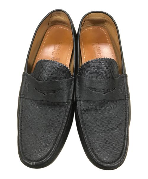 GUCCI（グッチ）GUCCI (グッチ) ドライビングシューズ ブラック サイズ:10 1/2の古着・服飾アイテム