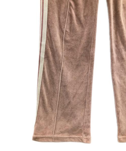 Needles（ニードルズ）Needles (ニードルズ) ベロアトラックパンツ ナロートラックパンツ ピンクベージュ サイズ:XSの古着・服飾アイテム