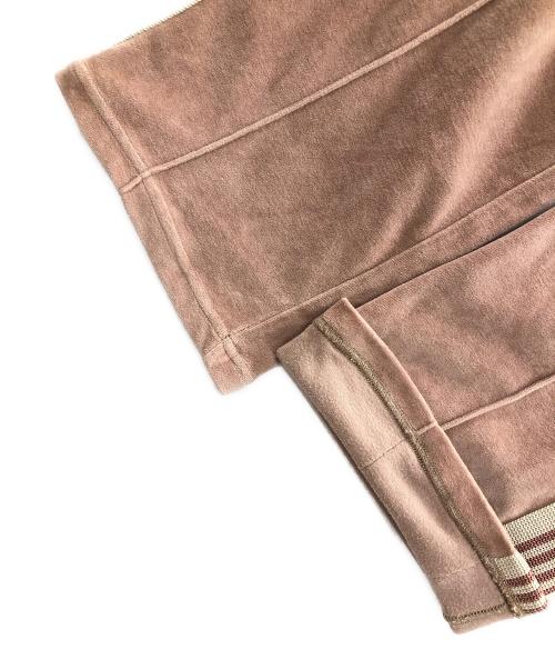 Needles（ニードルズ）Needles (ニードルズ) ベロアトラックパンツ ナロートラックパンツ ピンクベージュ サイズ:XSの古着・服飾アイテム