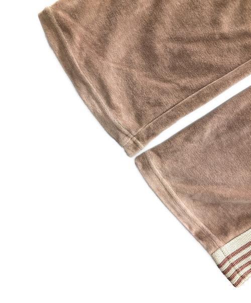 Needles（ニードルズ）Needles (ニードルズ) ベロアトラックパンツ ナロートラックパンツ ピンクベージュ サイズ:XSの古着・服飾アイテム