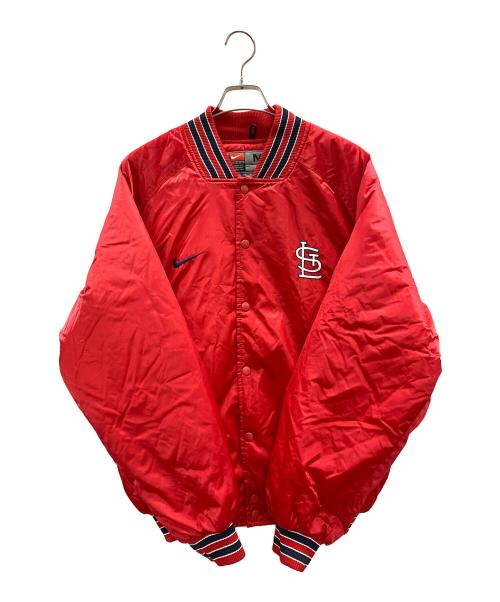 NIKE（ナイキ）NIKE (ナイキ) ナイロンブルゾン レッド サイズ:Mの古着・服飾アイテム