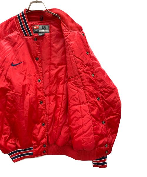 NIKE（ナイキ）NIKE (ナイキ) ナイロンブルゾン レッド サイズ:Mの古着・服飾アイテム