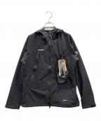MAMMUTマムート）の古着「ジャケット Masao Light 2.0 HS Hooded Jacket JE AF Women（マサオ ライト 2.0 ハードシェル フーデッド ジャケット ジャパンエディション アジアンフィット）」｜ブラック