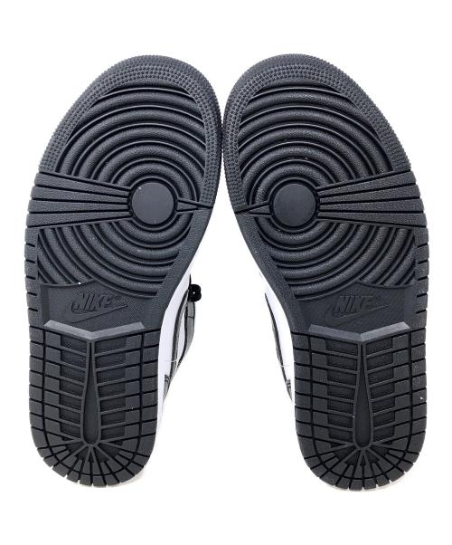 NIKE（ナイキ）NIKE (ナイキ) ハイカットスニーカー WMNS AIR JORDAN 1 MID(ウィメンズ エア ジョーダン 1 ミッド) ブラック×ホワイト サイズ:24.5cmの古着・服飾アイテム