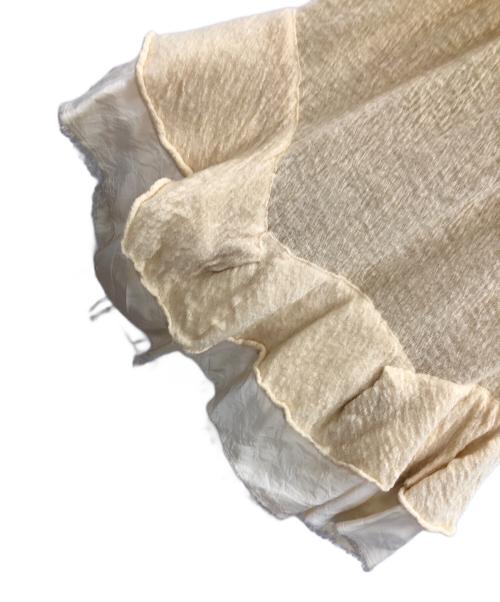 tricot COMME des GARCONS（トリココムデギャルソン）tricot COMME des GARCONS (トリココムデギャルソン) ニットスカート ベージュ サイズ:実寸サイズにてご確認ください。 未使用品の古着・服飾アイテム