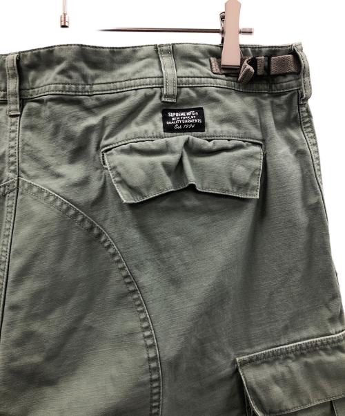 SUPREME（シュプリーム）SUPREME (シュプリーム) ハーフパンツ Satin Cargo Shorts（サテン カーゴ ショーツ） オリーブ サイズ:36の古着・服飾アイテム