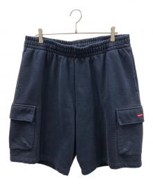 SUPREME（シュプリーム）の古着「ハーフパンツ 23SS Small Box Baggy Sweatshort（スモール ボックス バギー スウェットショーツ）」｜ネイビー