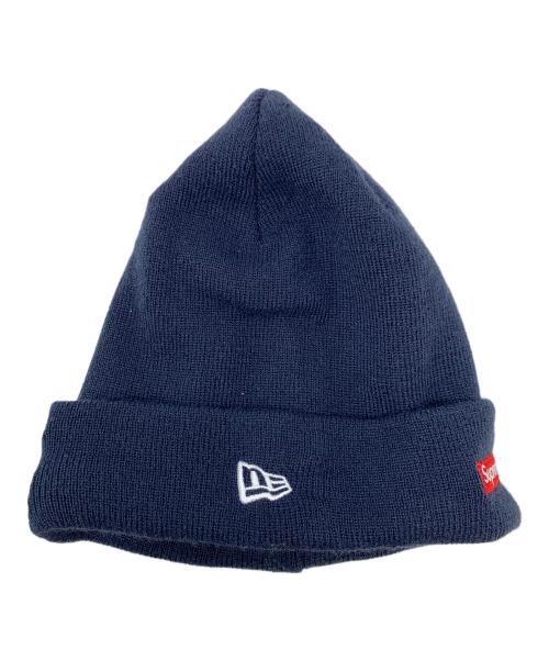 SUPREME（シュプリーム）SUPREME (シュプリーム) NEWERA (ニューエラ) ニットキャップ ロゴビーニー 23AW ネイビー サイズ:実寸サイズにてご確認ください。の古着・服飾アイテム