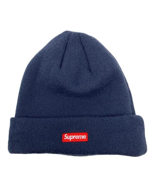 SUPREME（シュプリーム）SUPREME (シュプリーム) NEWERA (ニューエラ) ニットキャップ ロゴビーニー 23AW ネイビー サイズ:実寸サイズにてご確認ください。の古着・服飾アイテム
